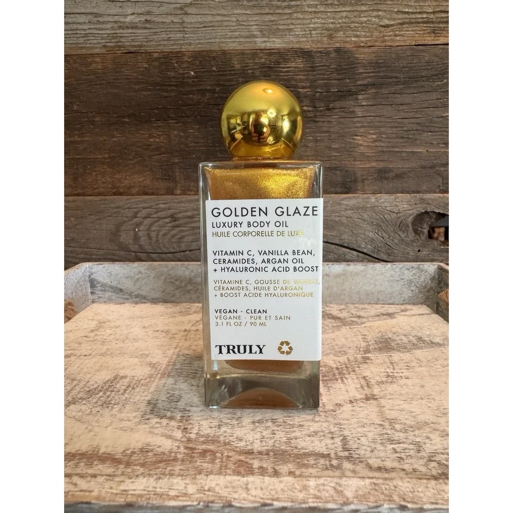 Truly Golden Glaze Luxury Body Oil Vanilla Bean, Vitamin C, 3.1 oz |‎ $38 MSRP